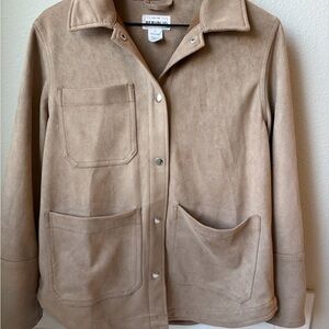 For The Republic light brown Utility oversized Jacket. Size S